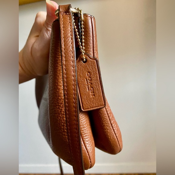 COACH Pebbled Leather Embossed Crossbody - Picture 7 of 14